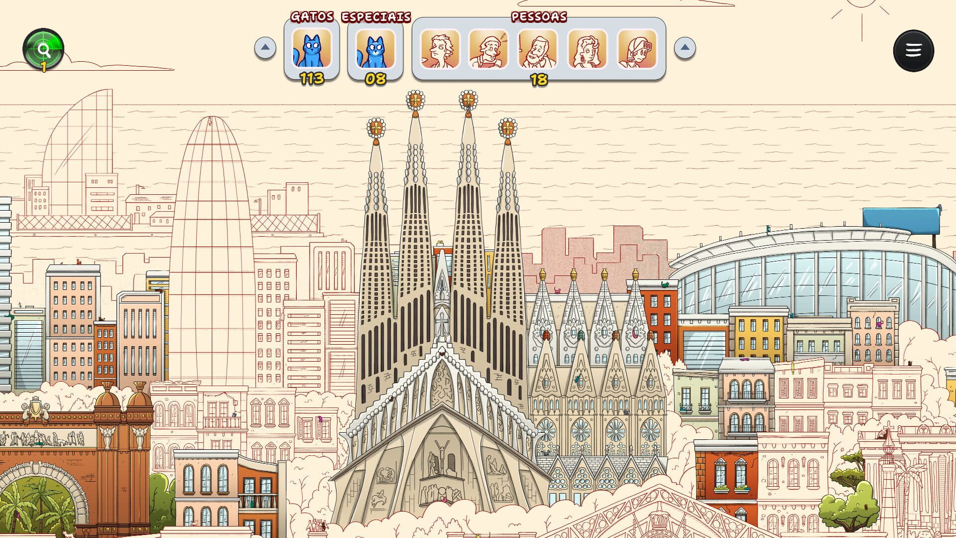 Screenshot for Hidden Cats in Barcelona