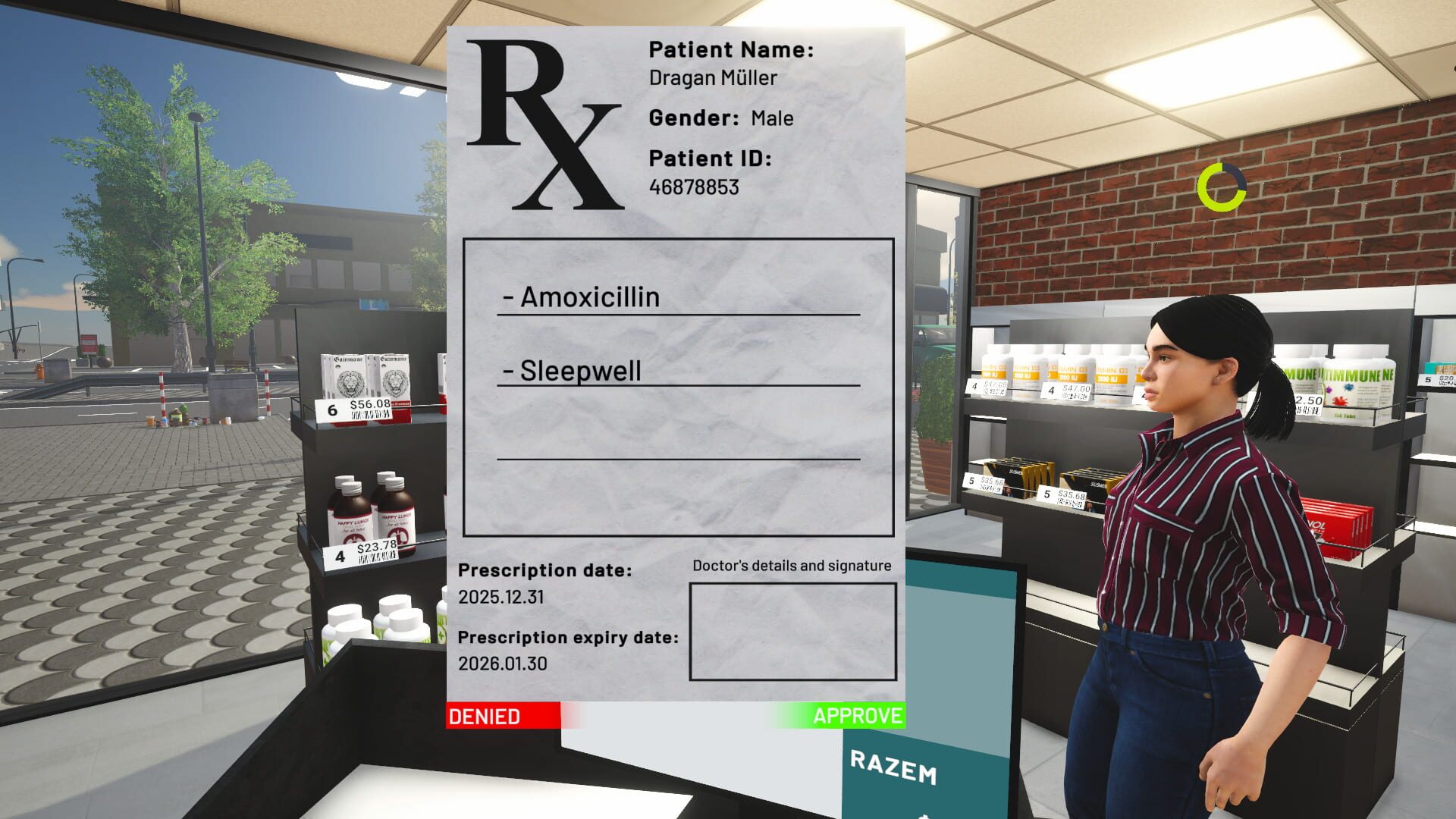Screenshot for Pharmacy Store Simulator
