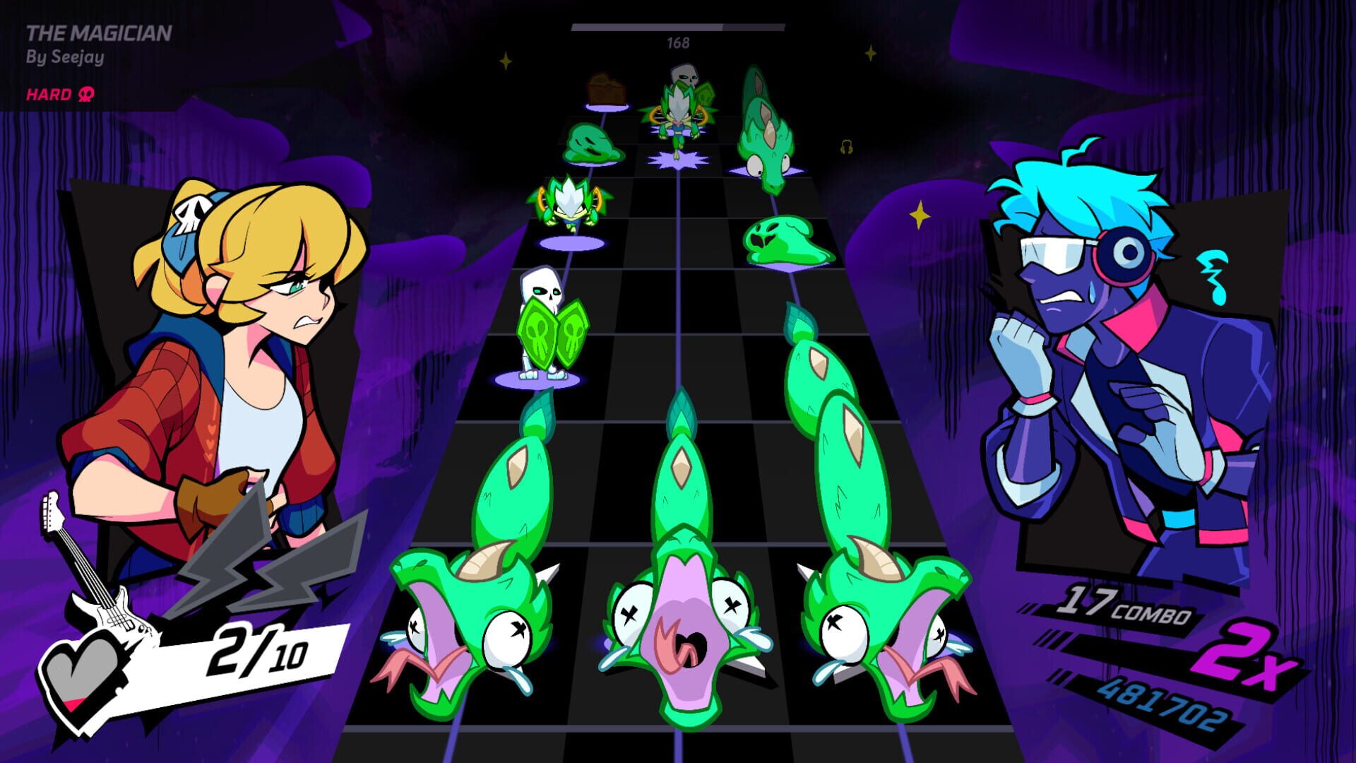 Screenshot for Rift of the NecroDancer: Spin Rhythm XD - "The Magician" - Seejay