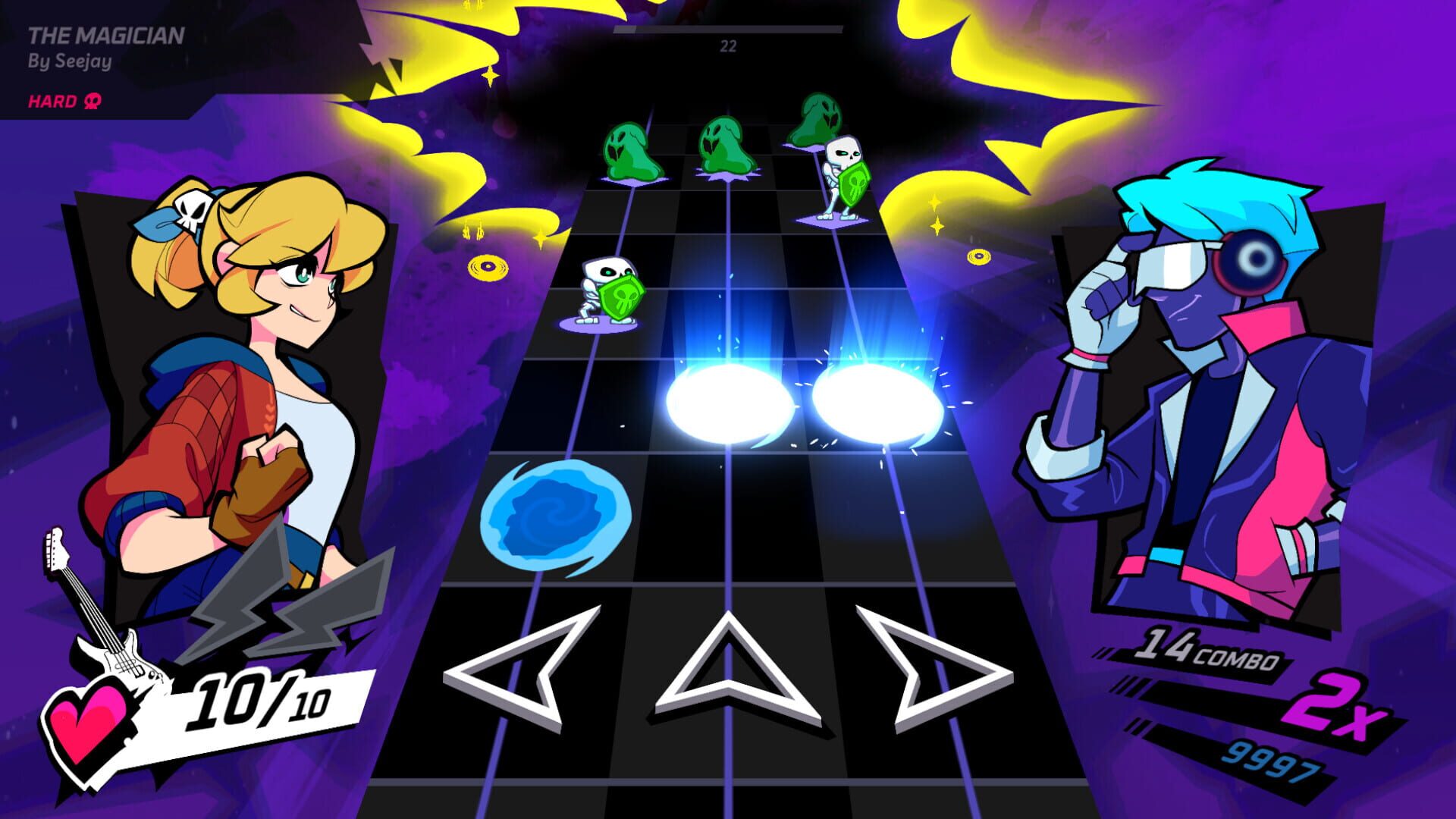 Screenshot for Rift of the NecroDancer: Spin Rhythm XD - "The Magician" - Seejay