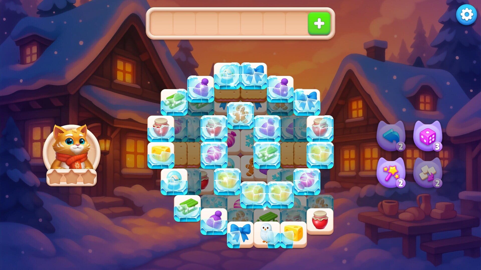 Screenshot for Catjong 2: Pawprints in the Snow