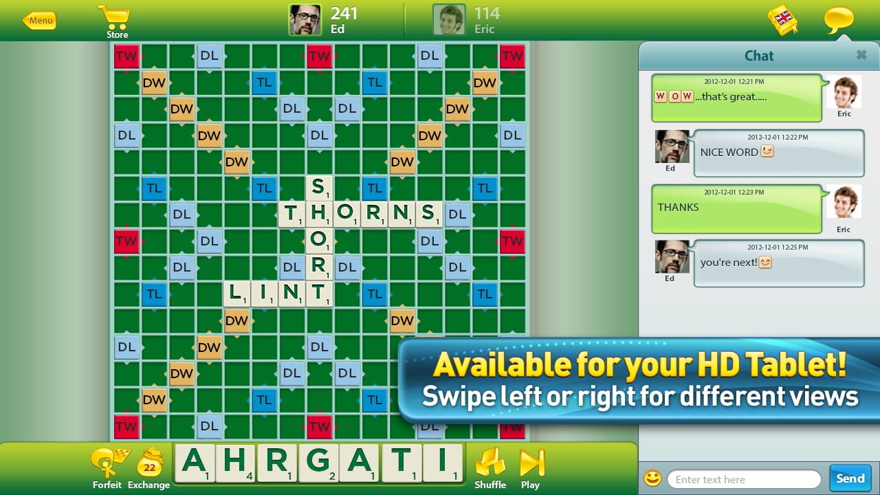 Screenshot for Scrabble