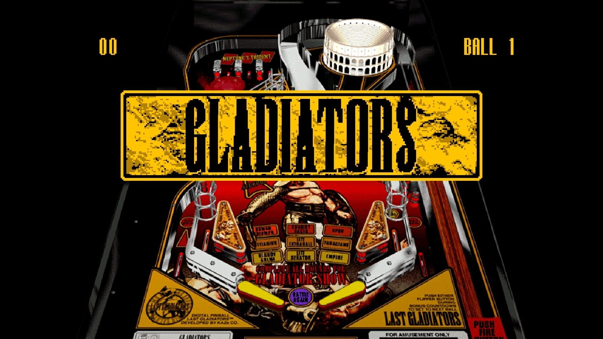Screenshot for Digital Pinball: Last Gladiators