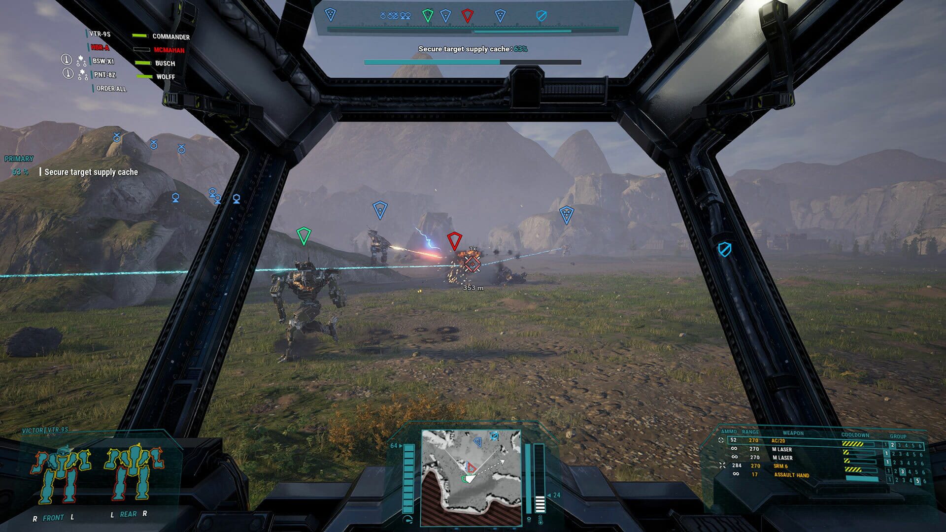 Screenshot for MechWarrior 5: Mercenaries - Chaos Reign