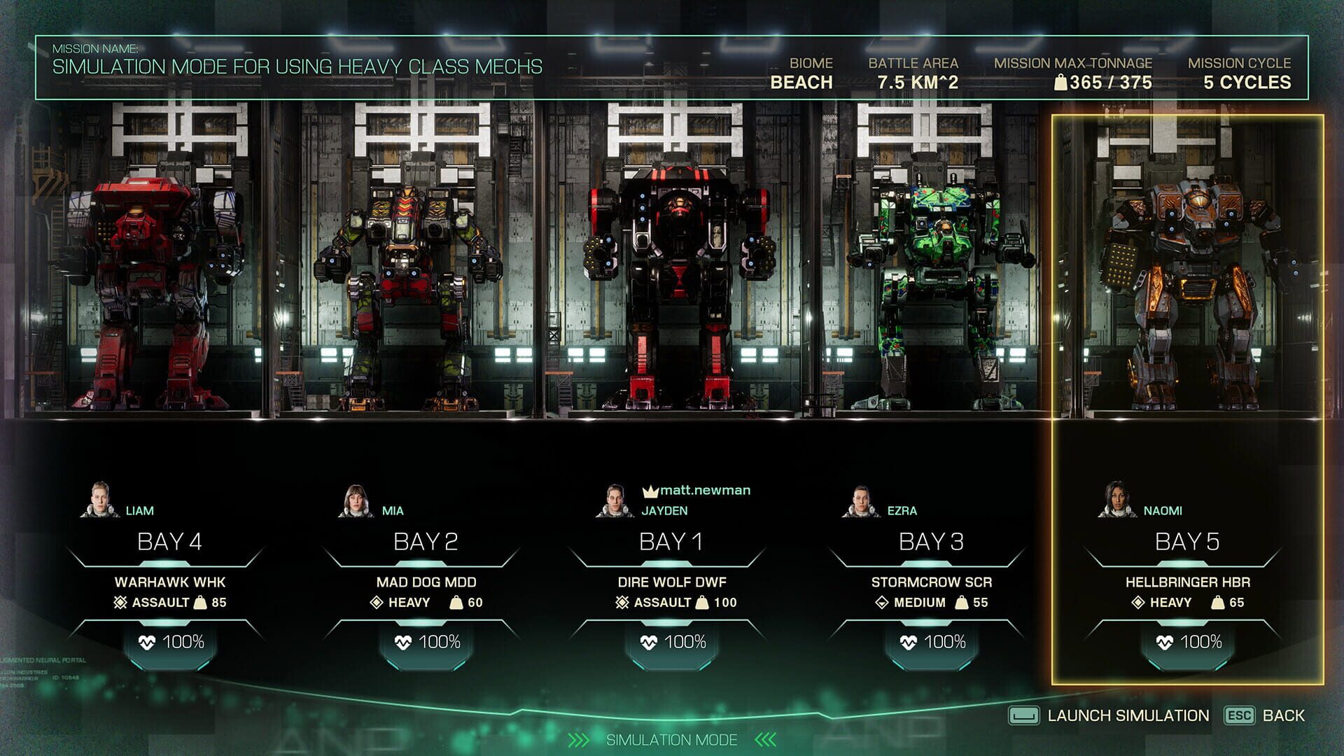 Screenshot for MechWarrior 5: Clans - Trials of War