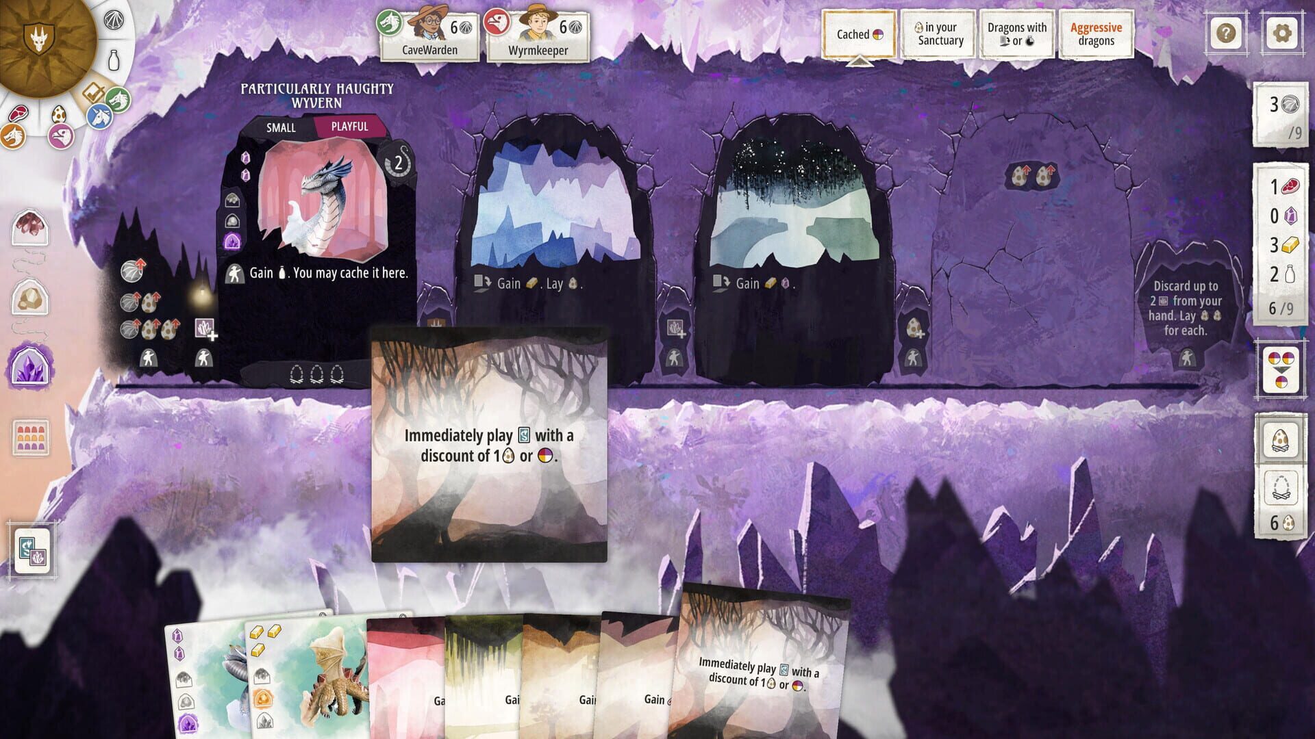Screenshot for Wyrmspan