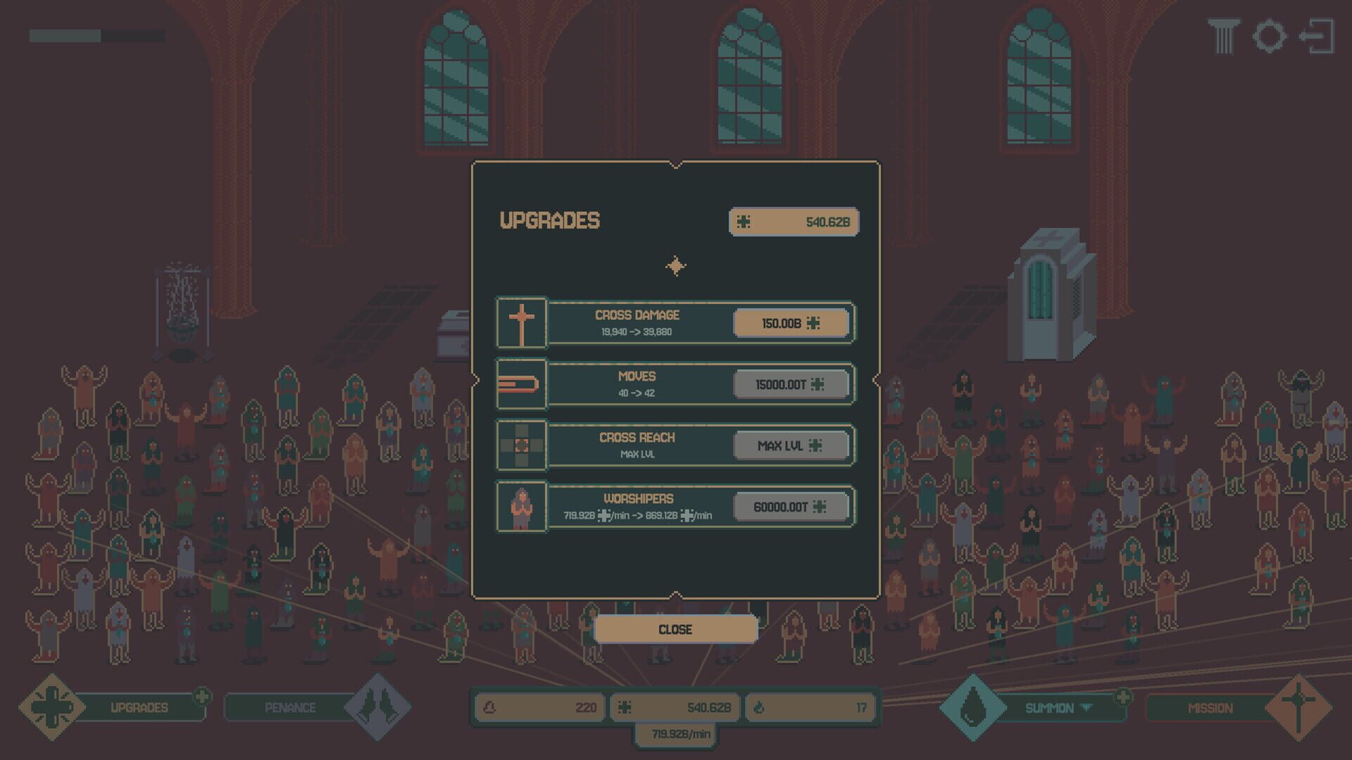 Screenshot for Idle Chapel