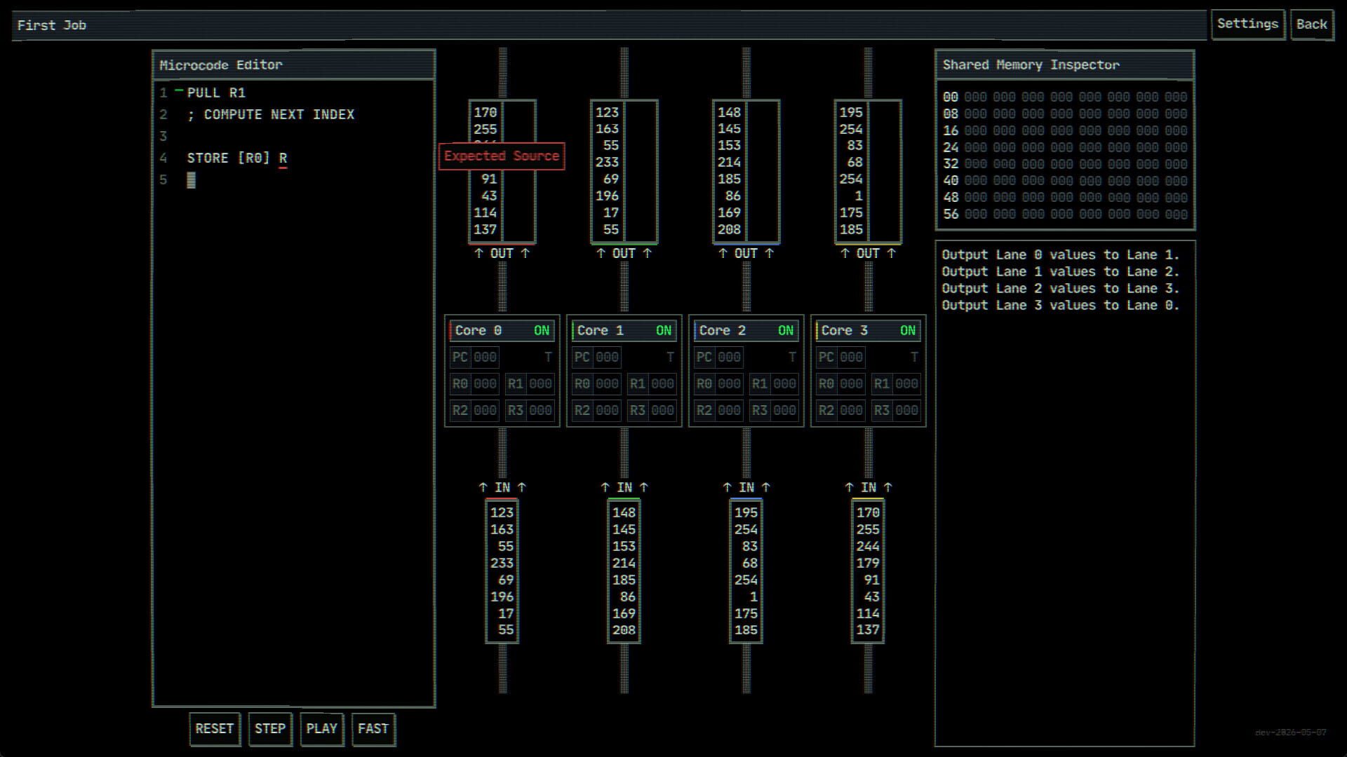 Screenshot for Lane-4: A dystopian Programming Thriller