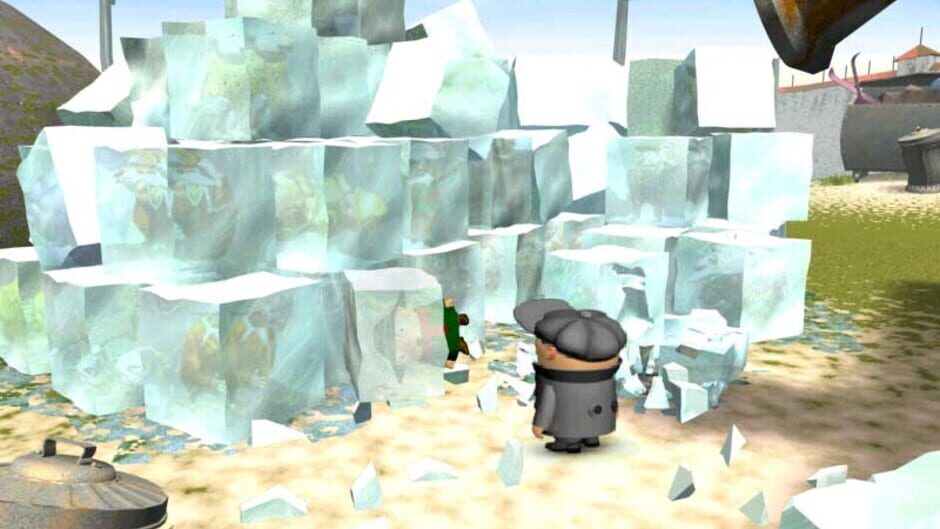 Screenshot for Pilot Brothers 3D: The Case of the garden pests