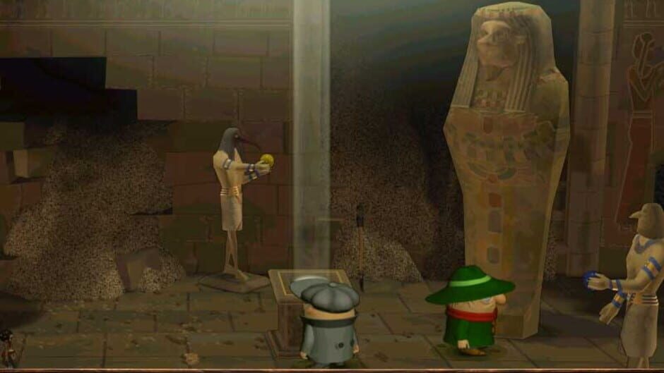 Screenshot for Pilot Brothers 3D: The Case of the garden pests