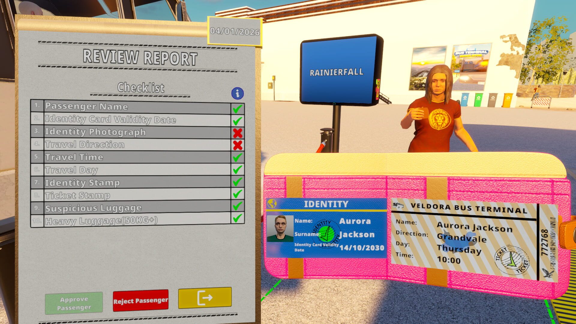 Screenshot for Bus Terminal Simulator