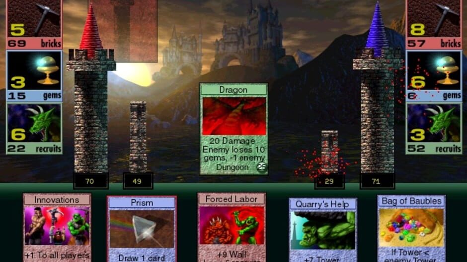 Screenshot for Arcomage