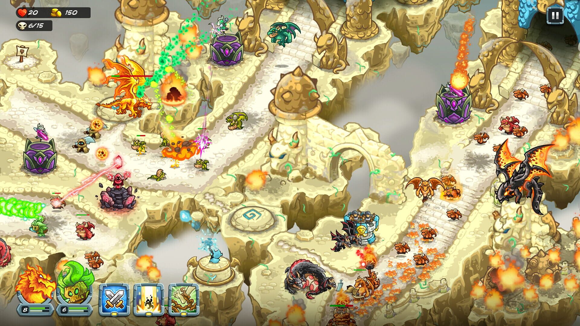 Screenshot for Kingdom Rush 5: Alliance TD - Dragon Wars