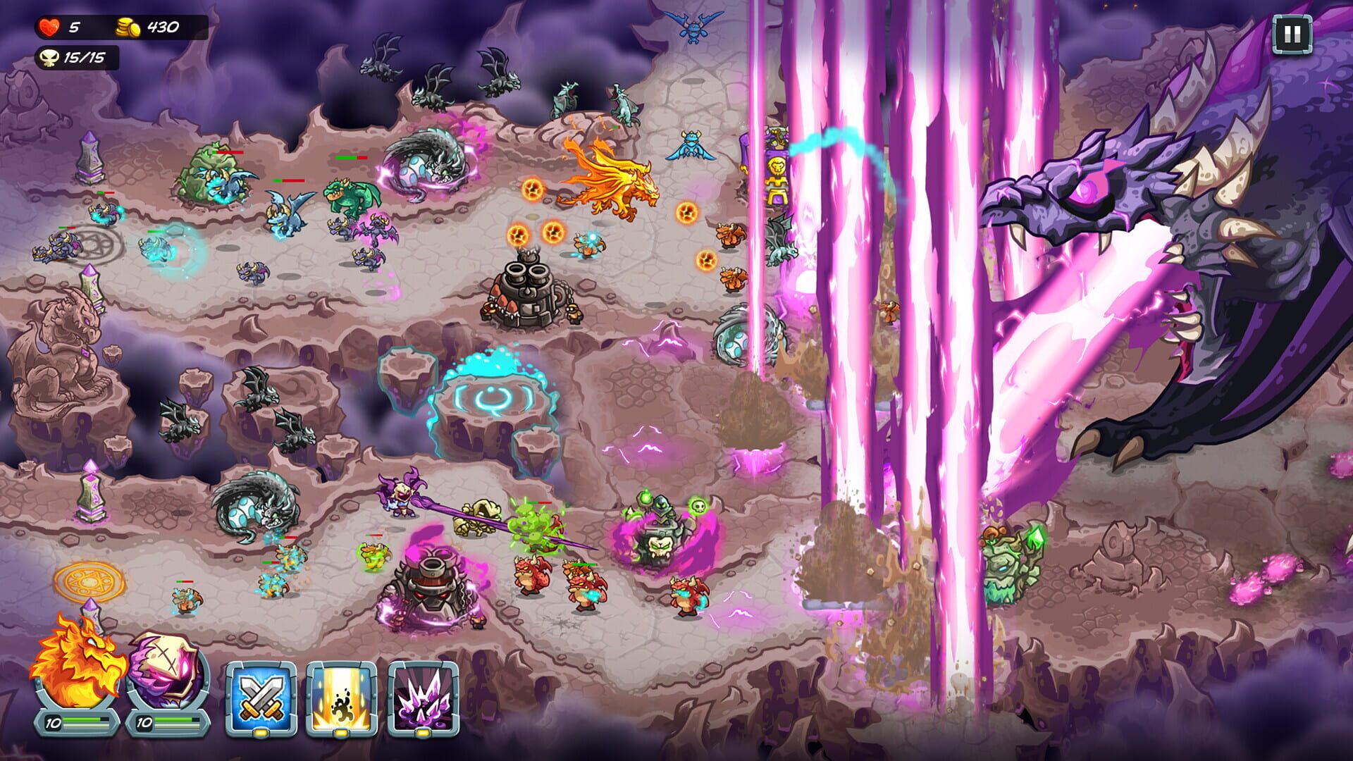 Screenshot for Kingdom Rush 5: Alliance TD - Dragon Wars