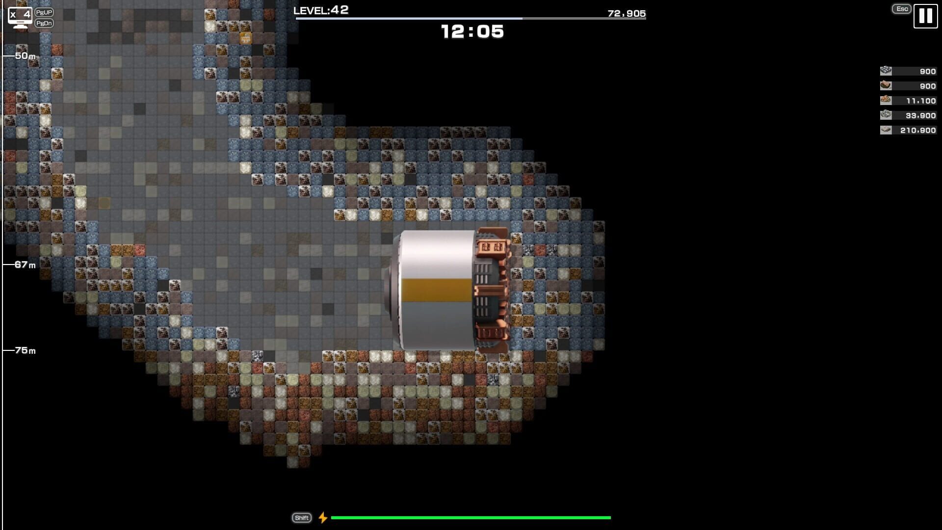 Screenshot for Minerals: Deep Core Mining