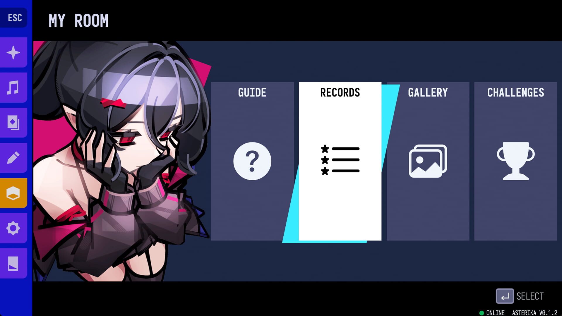Screenshot for Asterika: Phantom Rose Refrain