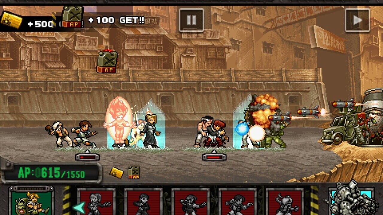 Screenshot for Metal Slug Defense: "KOF Pack" Vol.1