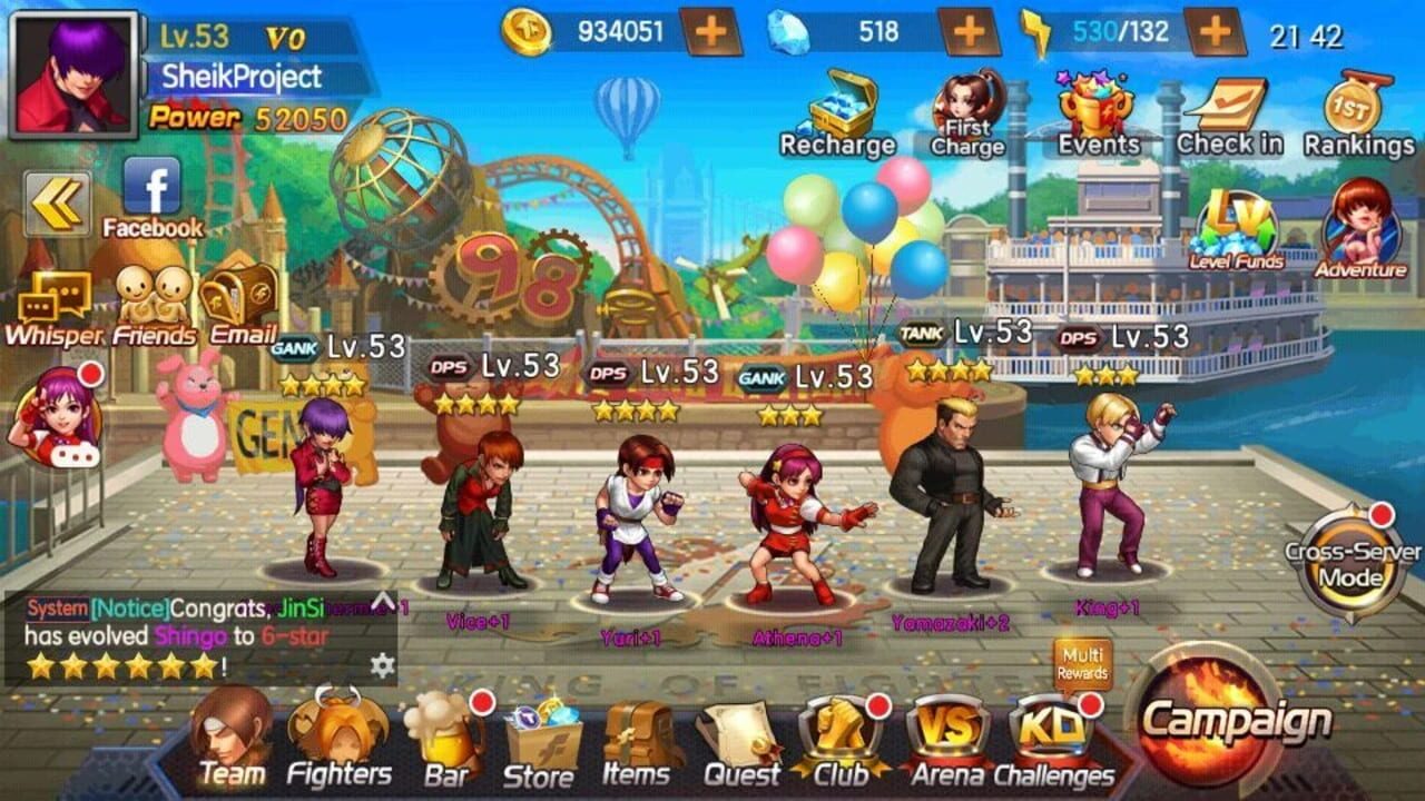 Screenshot for The King of Fighters '98: Ultimate Match Online