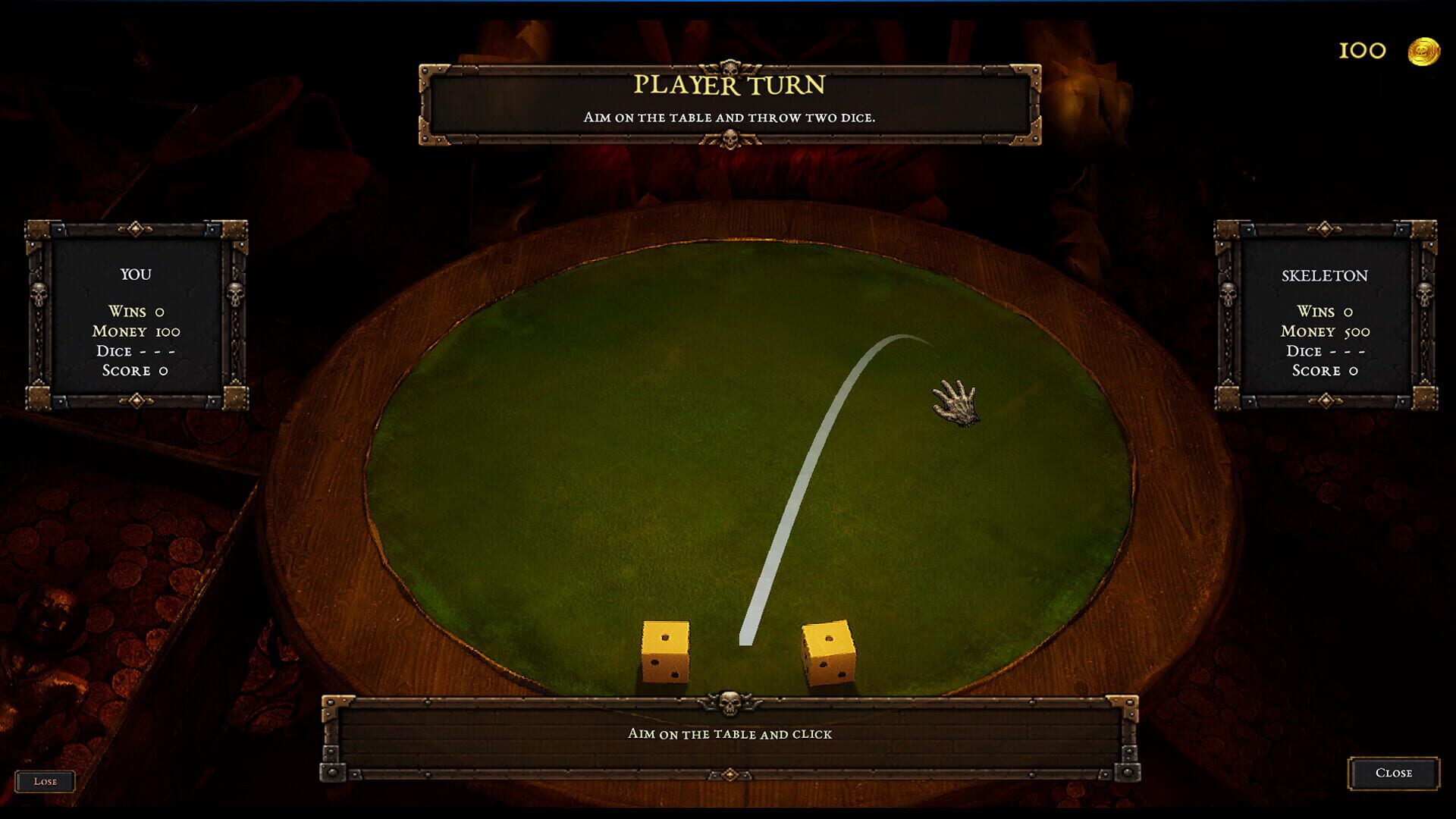 Screenshot for Dungeon Gambler: All In, No Out