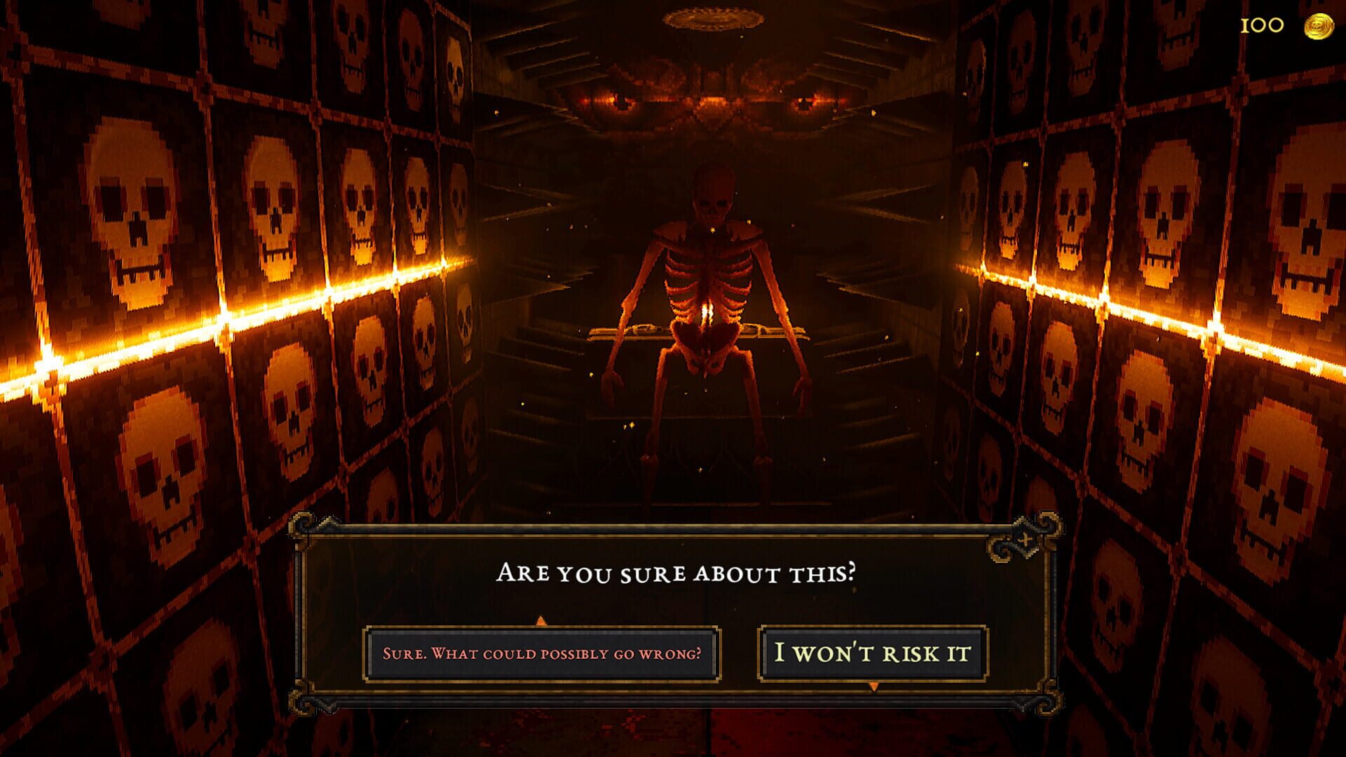 Screenshot for Dungeon Gambler: All In, No Out