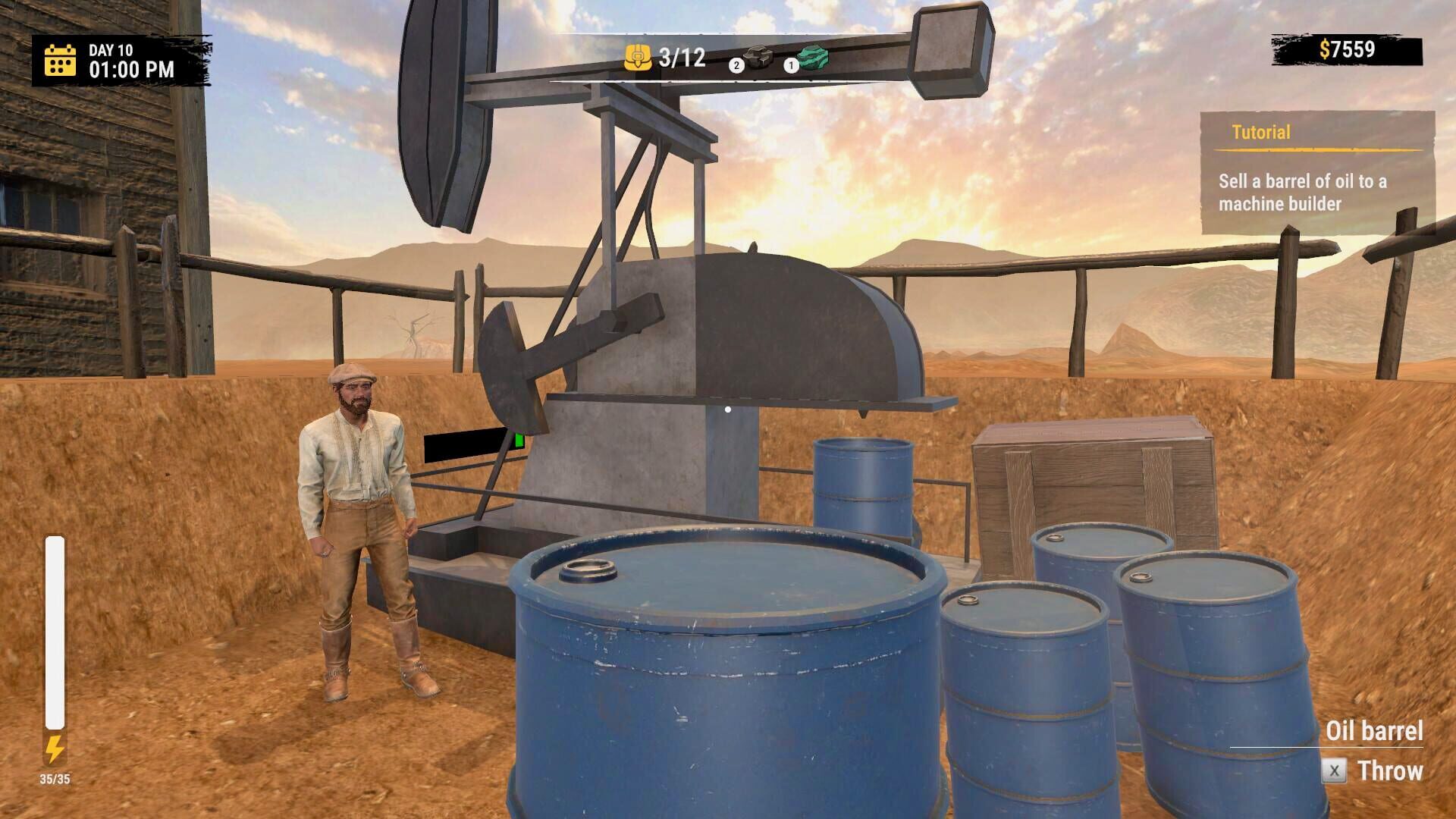 Screenshot for Wild West Miner Simulator: First Gun