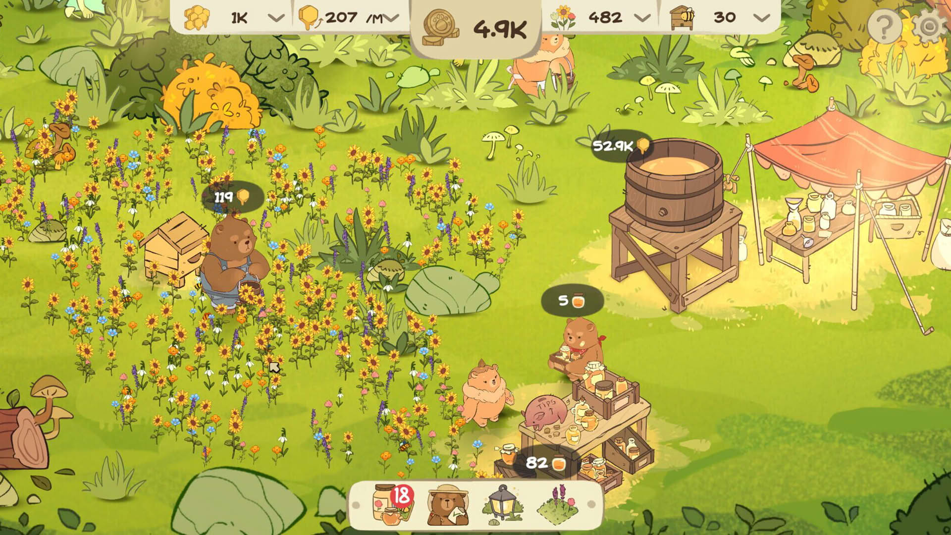 Screenshot for Bottled by Bears