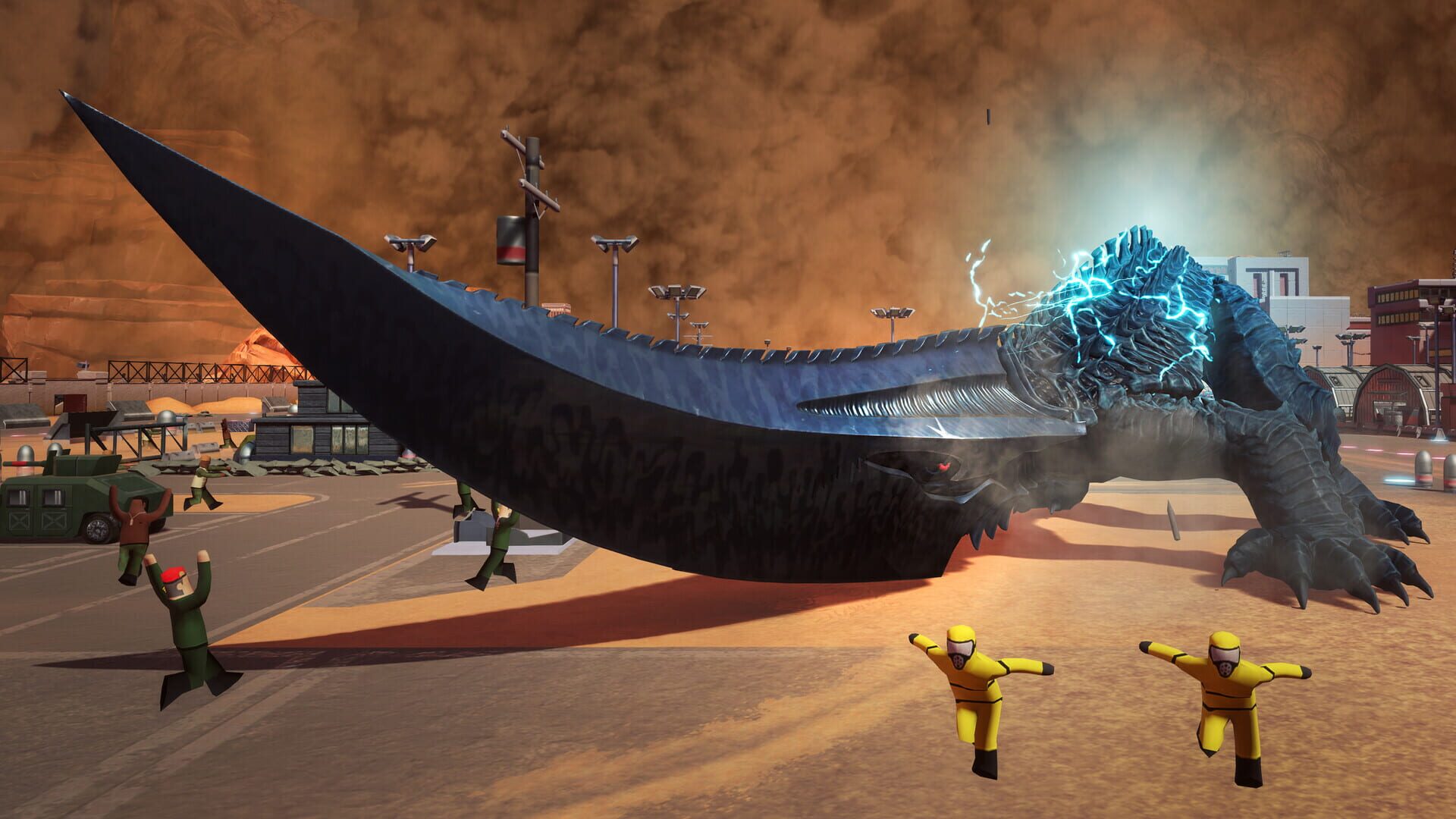 Screenshot for GigaBash: GAMERA -Rebirth- DLC