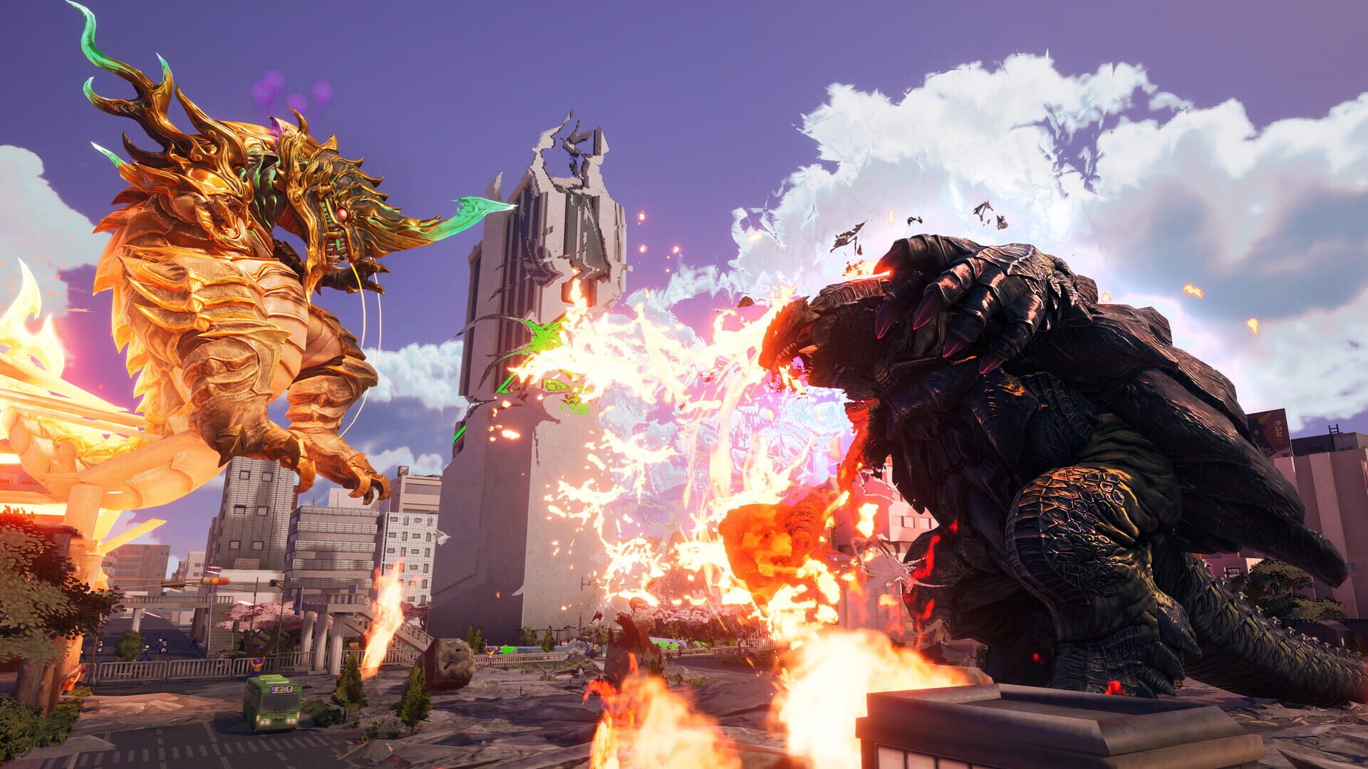 Screenshot for GigaBash: GAMERA -Rebirth- DLC