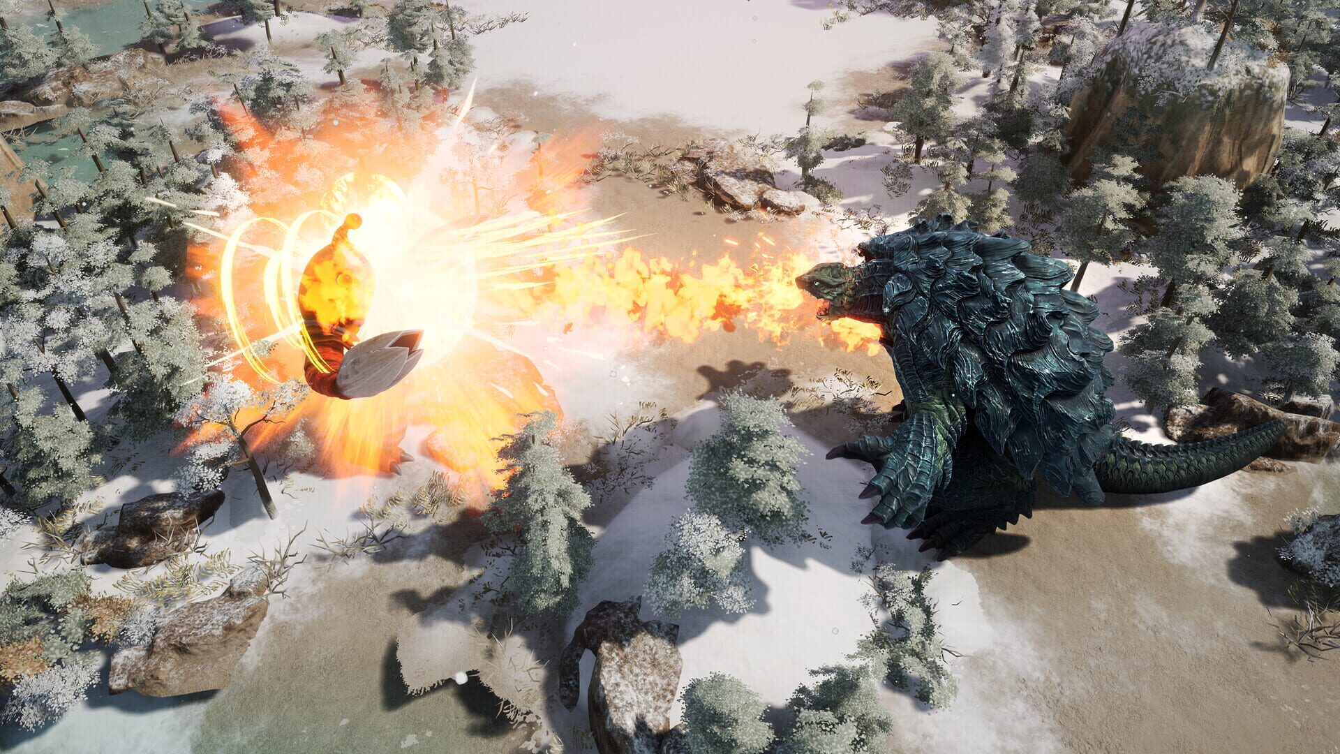 Screenshot for GigaBash: GAMERA -Rebirth- DLC