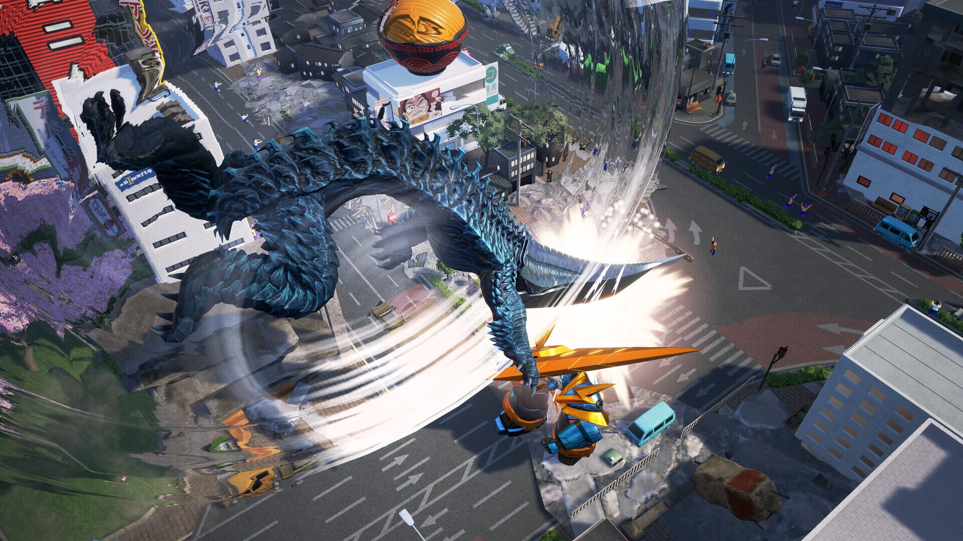 Screenshot for GigaBash: GAMERA -Rebirth- DLC
