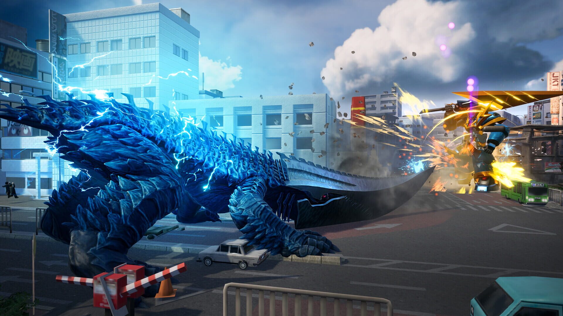 Screenshot for GigaBash: GAMERA -Rebirth- DLC