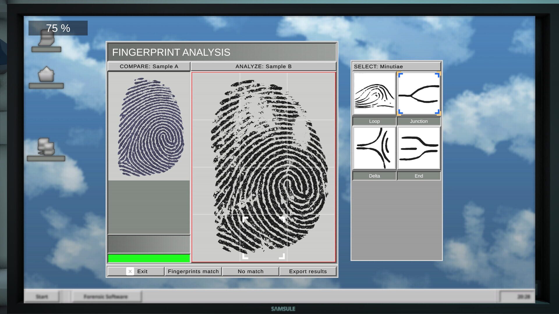Screenshot for Forensics: Crime Scene Detective