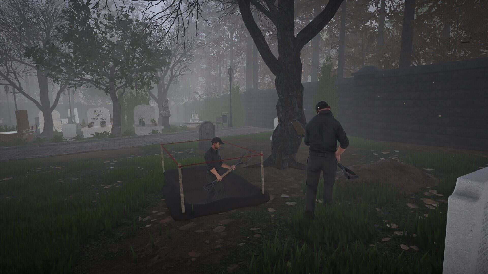 Screenshot for Cemetery Simulator