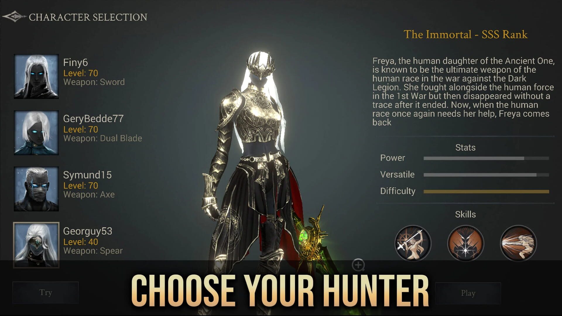 Screenshot for Demon Hunter: Shadow World