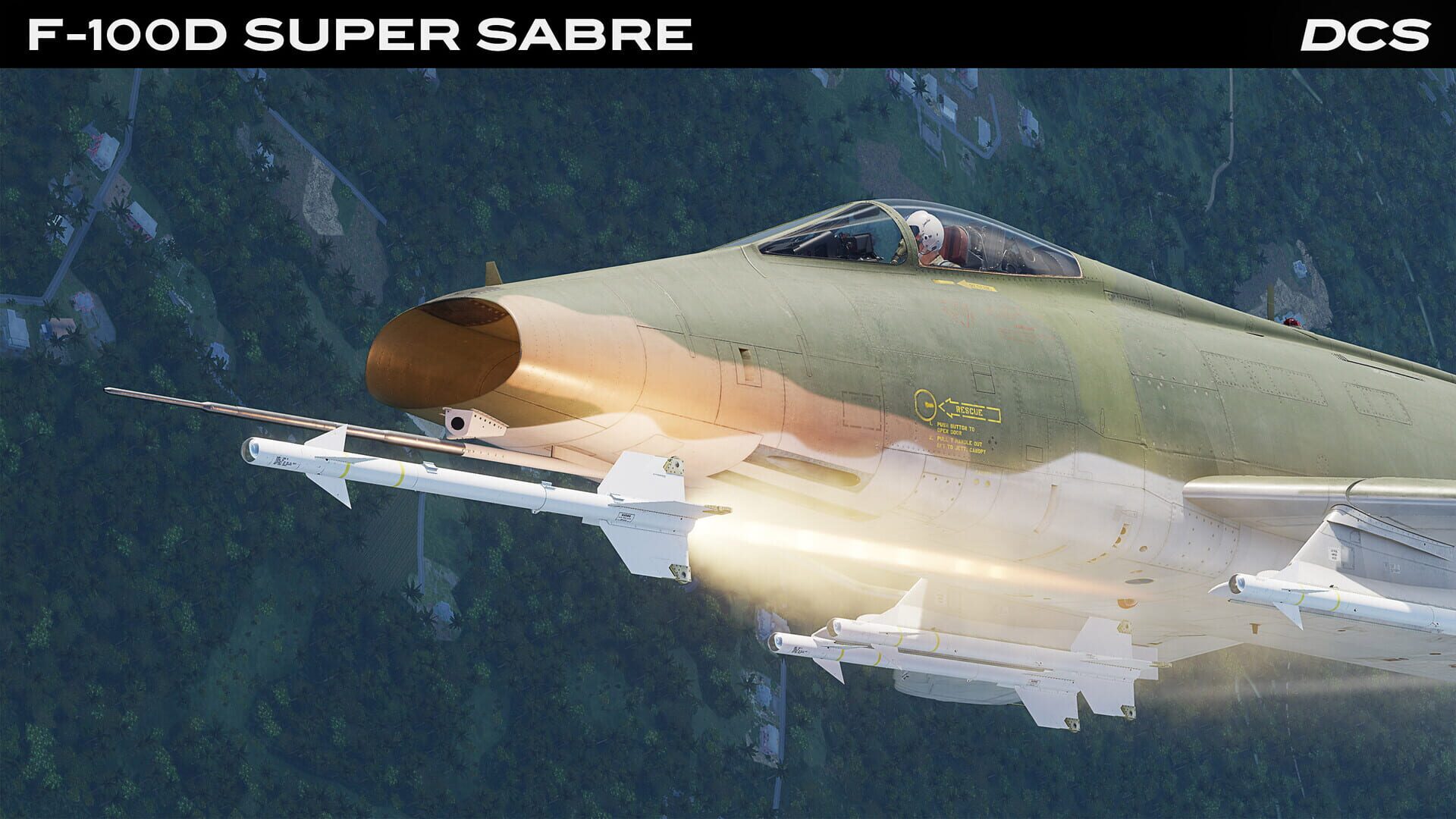 Screenshot for DCS World: F-100D Super Sabre by Grinnelli Designs