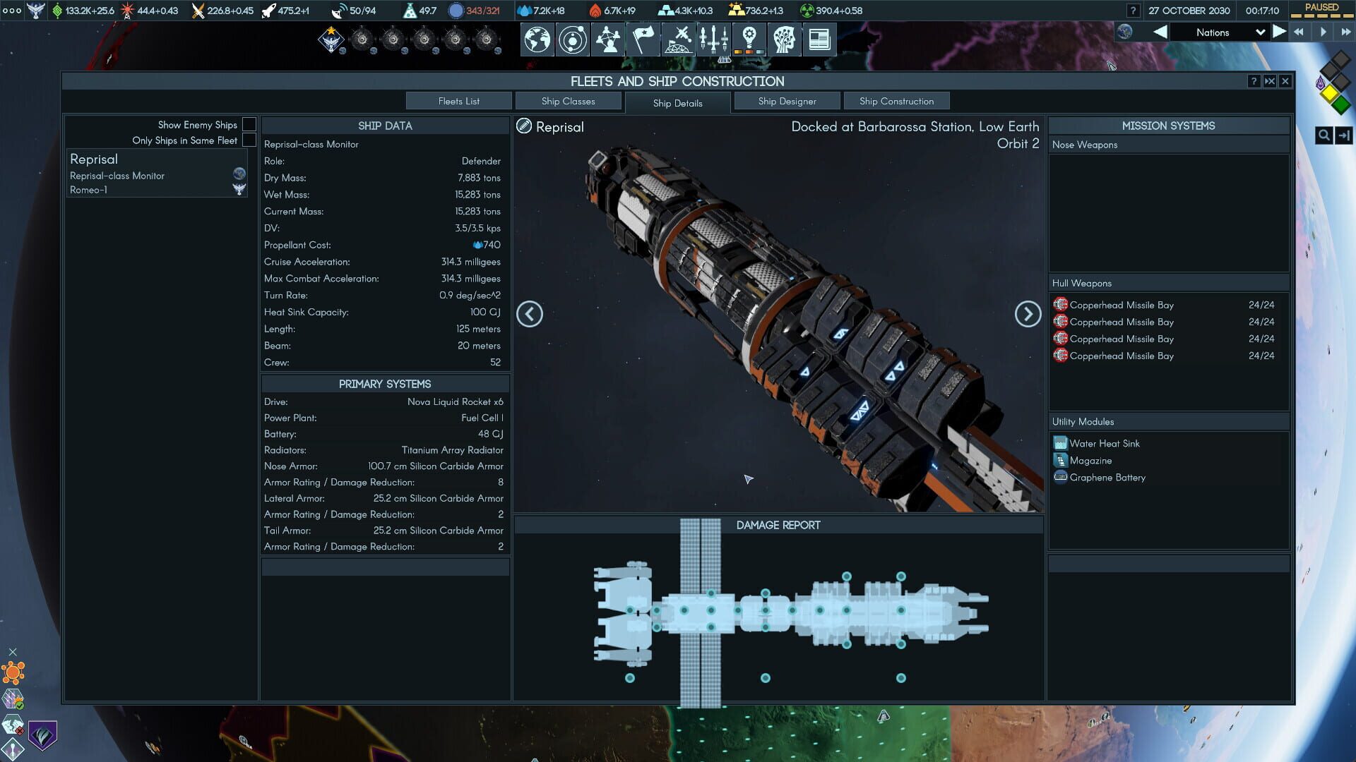 Screenshot for Terra Invicta: Dark Skies