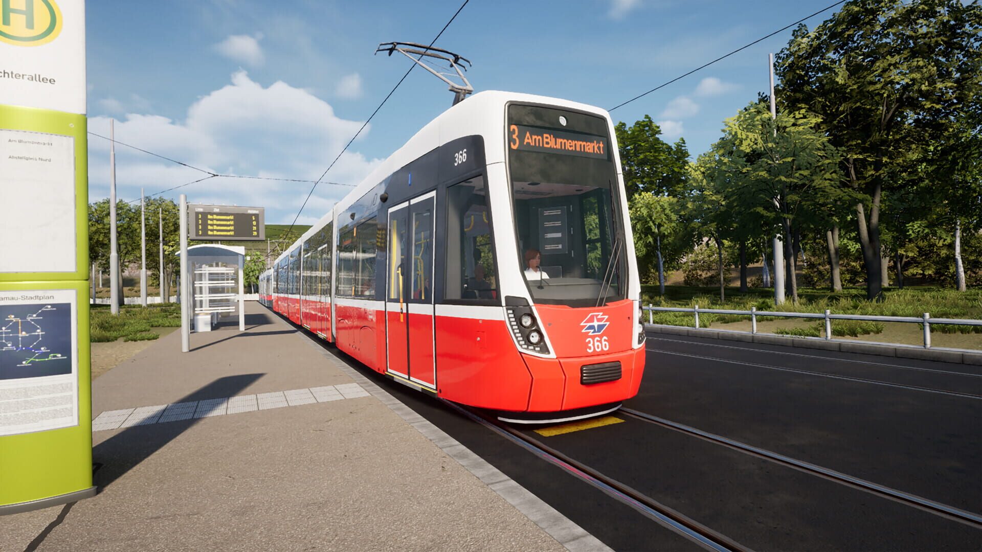 Screenshot for City Transport Simulator 2026: Tram DLC - Flexity Vienna