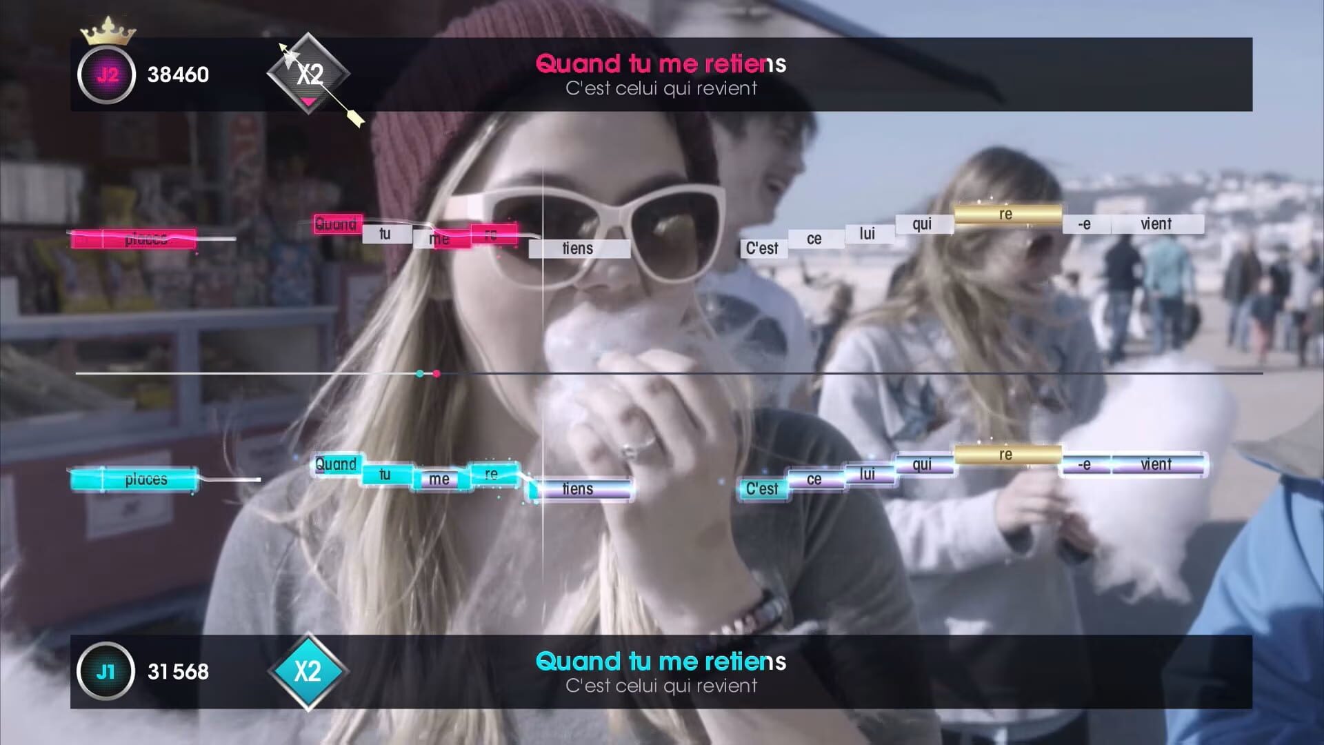 Screenshot for Let's Sing 2017: Hits Francais et Internationaux