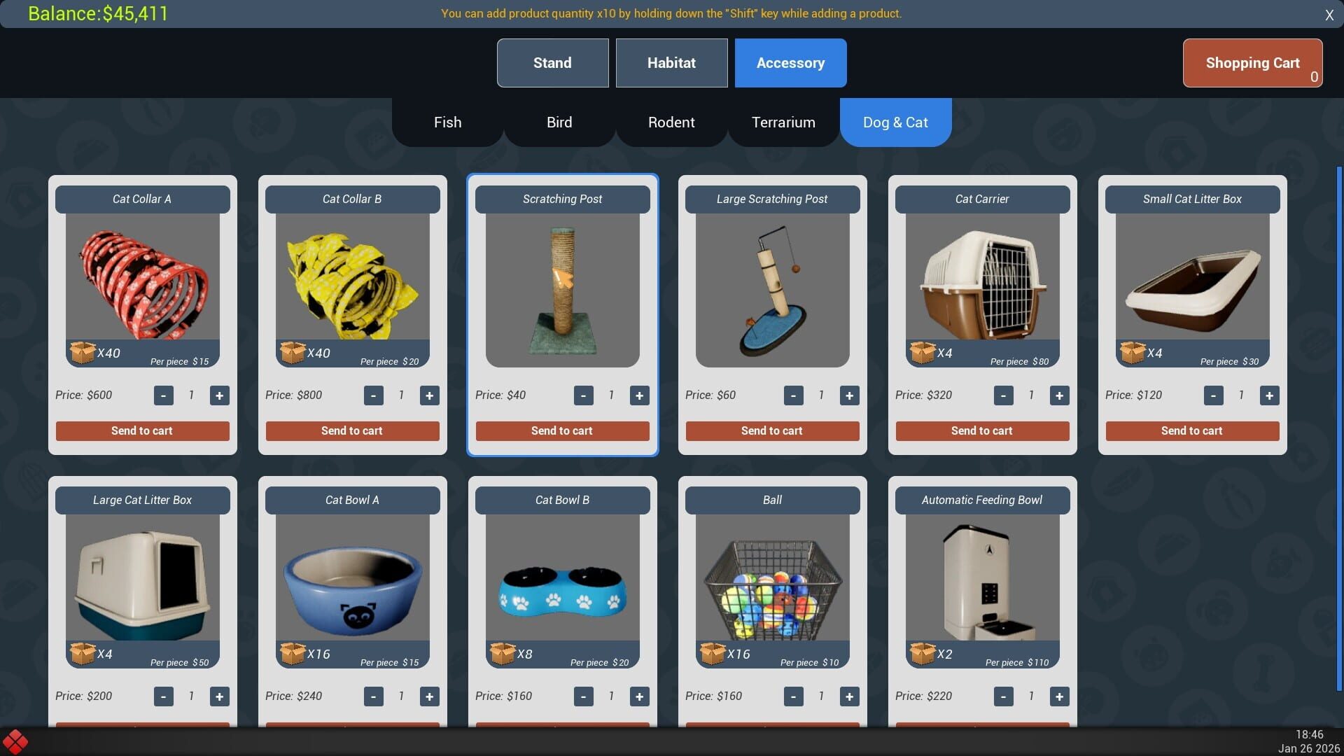 Screenshot for Exotica 2: Pet Shop Simulator