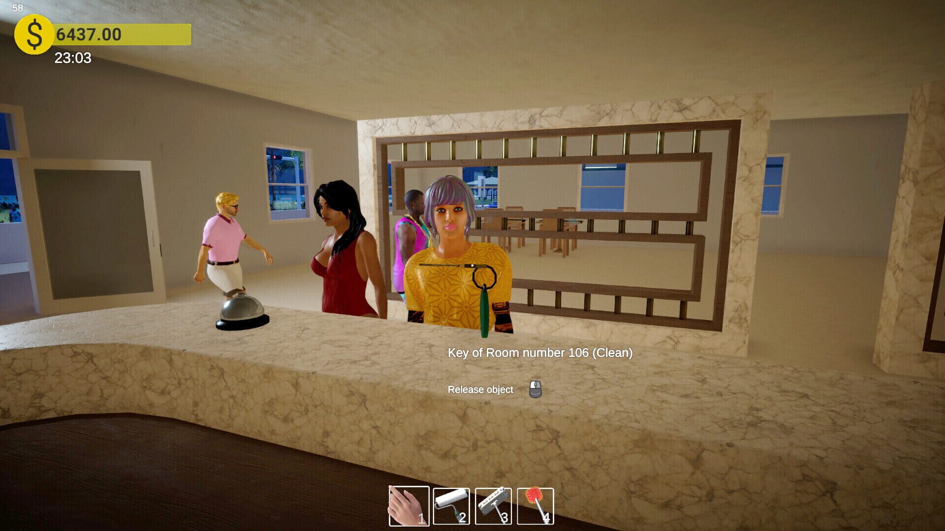 Screenshot for Miami Hotel Sim