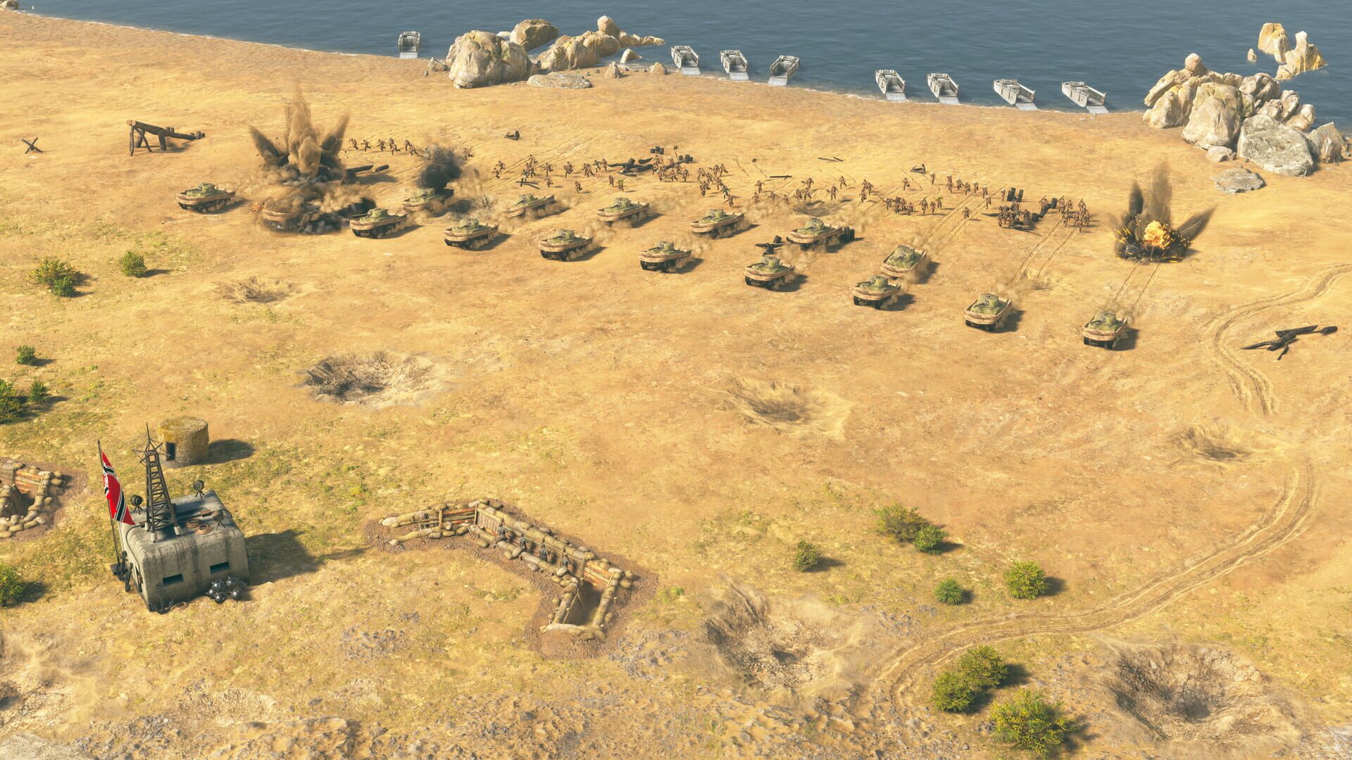 Screenshot for Sudden Strike 5: France - Road to Liberation