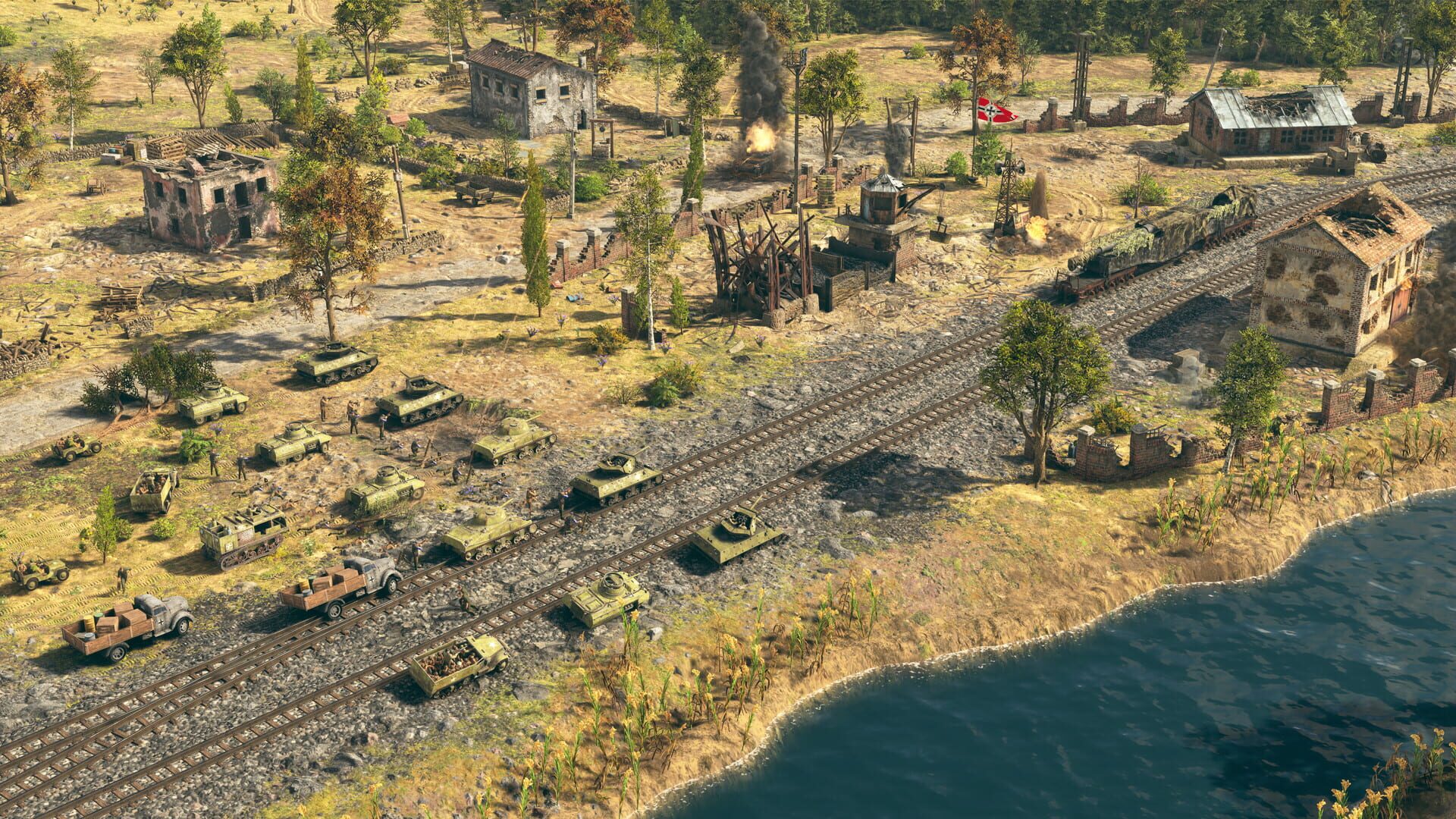 Screenshot for Sudden Strike 5: France - Road to Liberation
