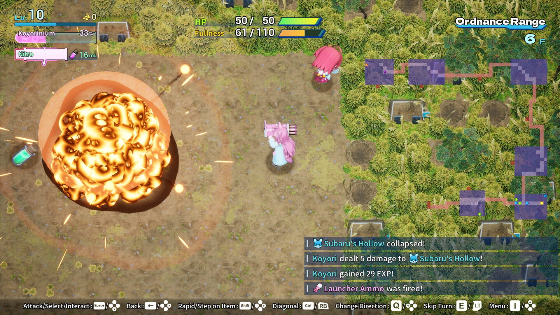Screenshot for HoloDungeon: Koyori vs HollowLive in Honsha Tower