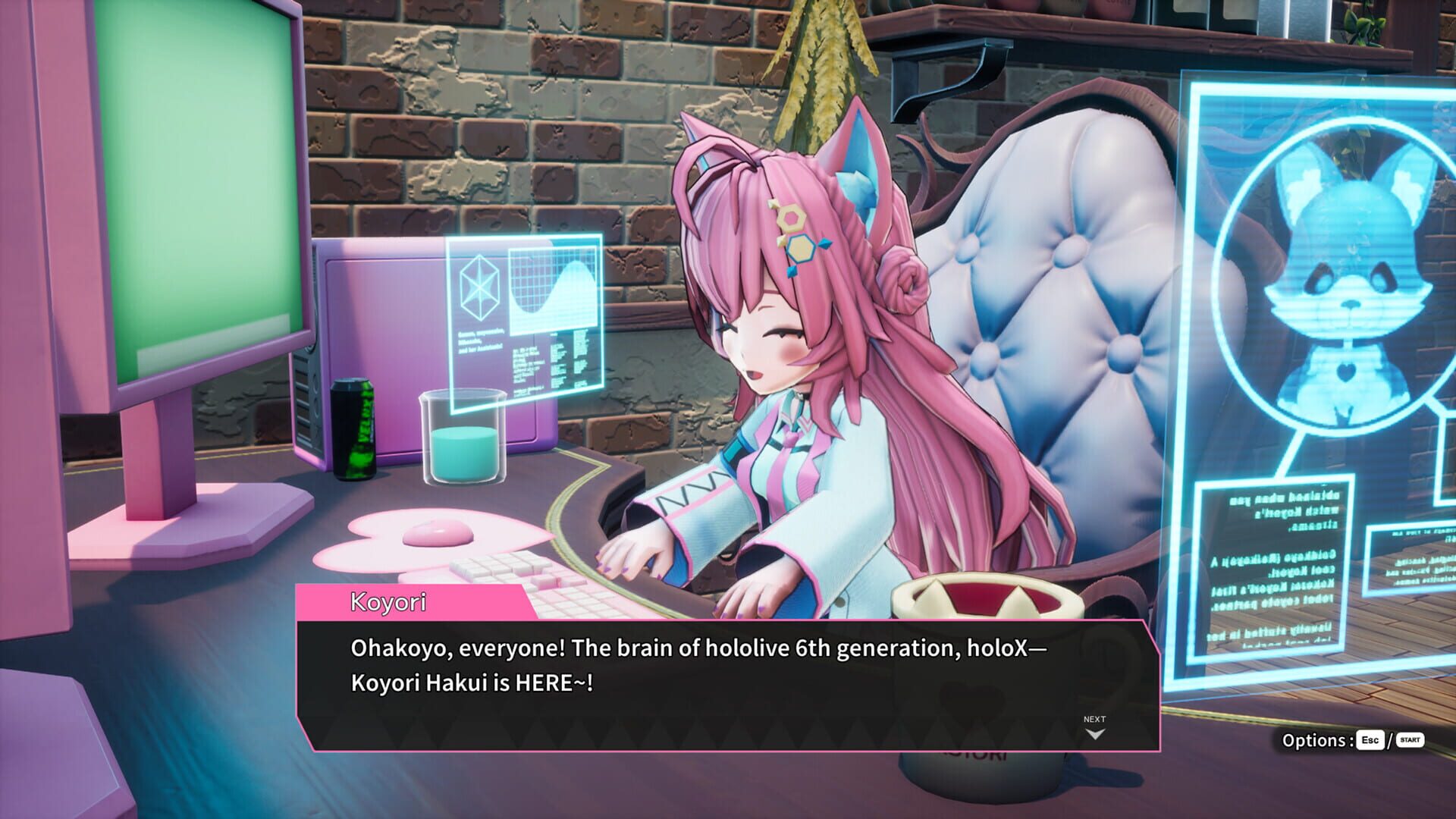 Screenshot for HoloDungeon: Koyori vs HollowLive in Honsha Tower