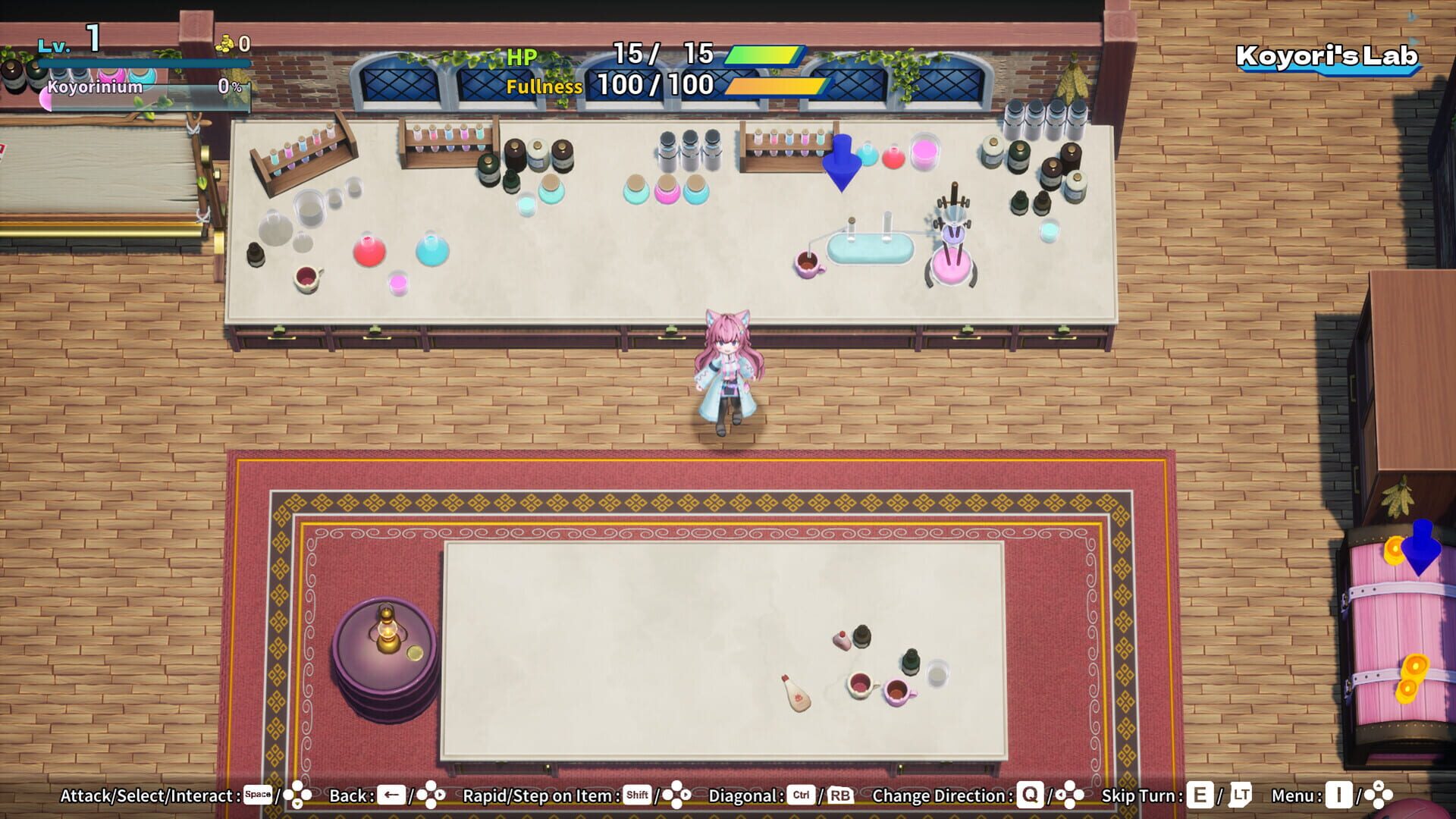 Screenshot for HoloDungeon: Koyori vs HollowLive in Honsha Tower