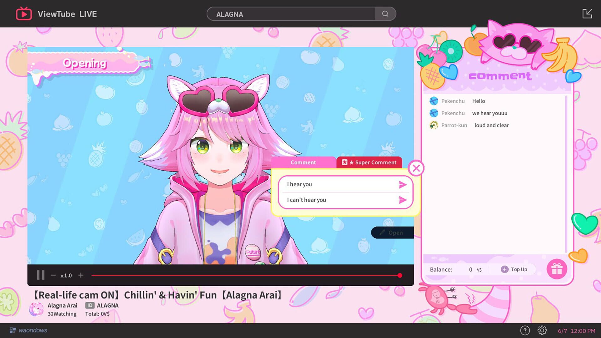 Screenshot for My Fav Chill Streamer Dies a Million Times