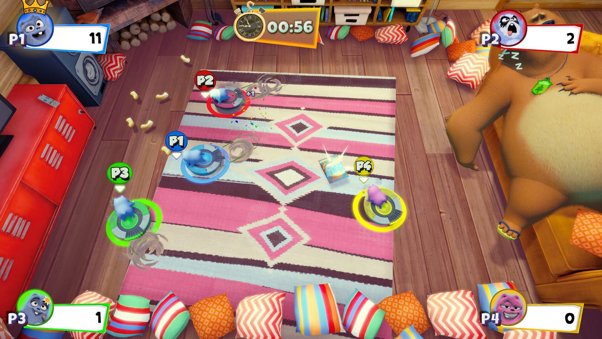 Screenshot for Grizzy & the Lemmings: Crazy Party