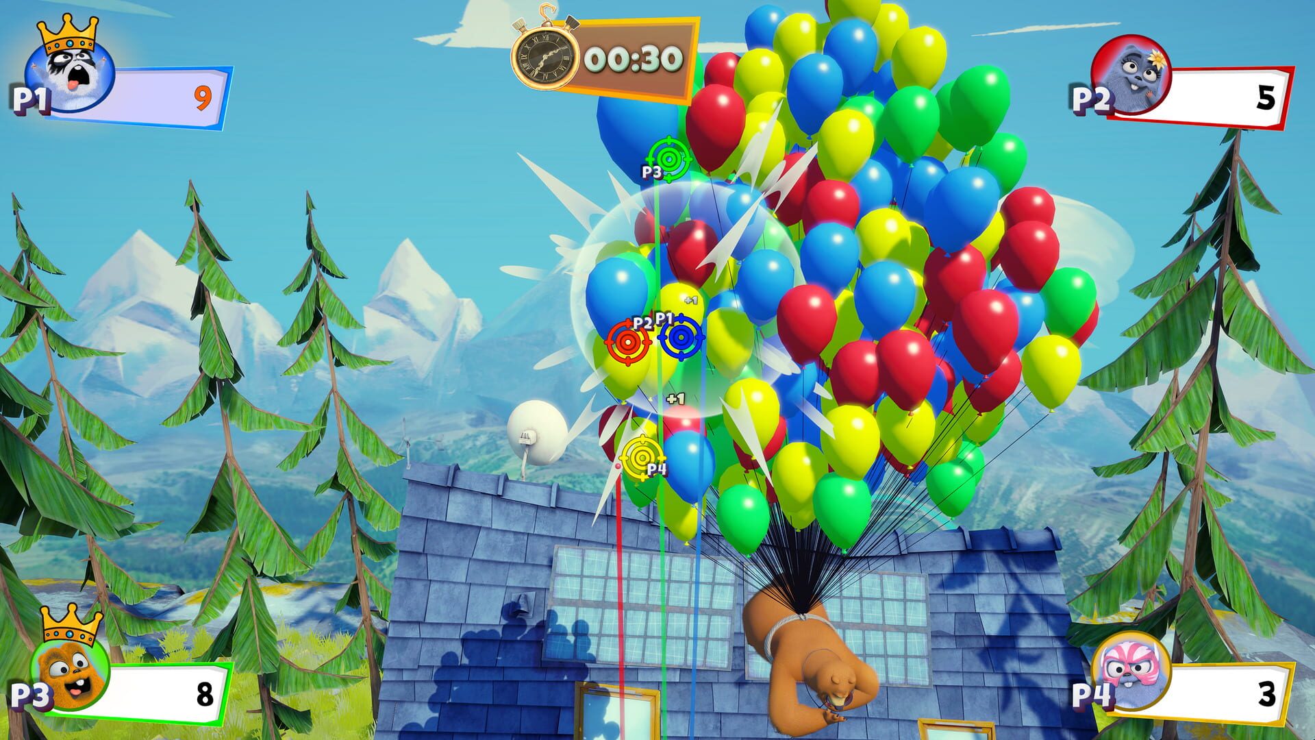 Screenshot for Grizzy & the Lemmings: Crazy Party