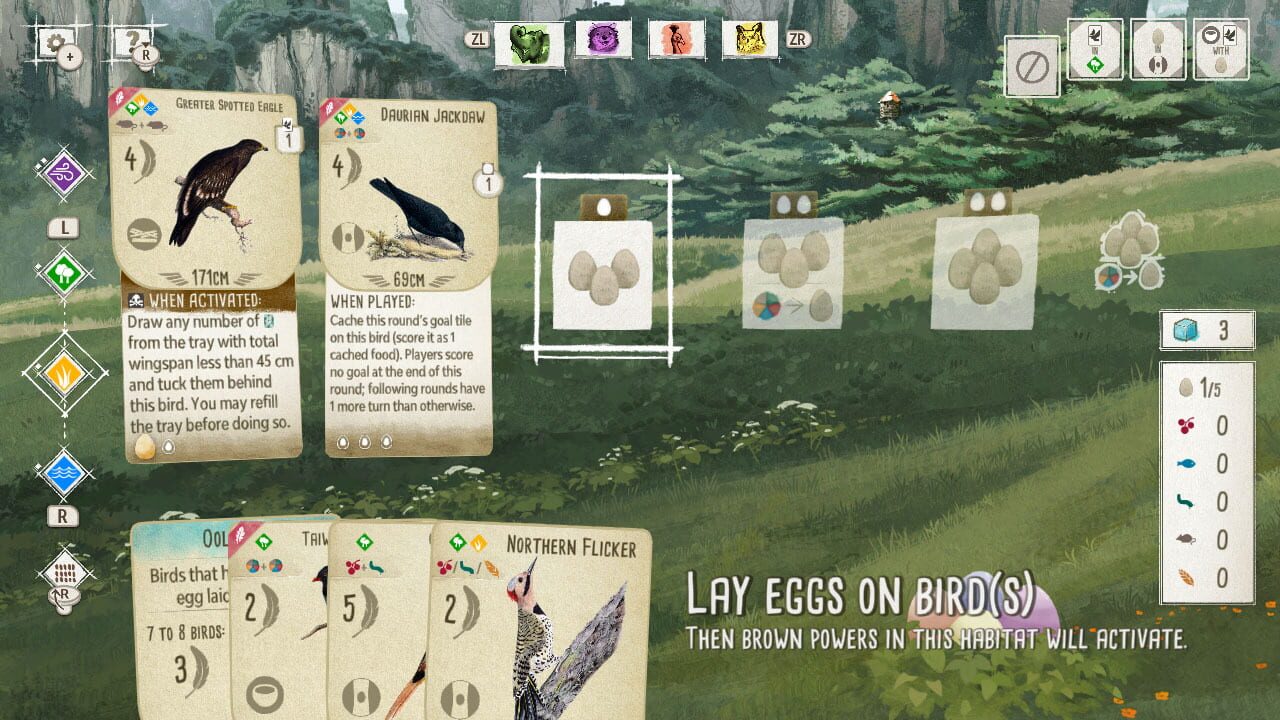 Screenshot for Wingspan: Bird Pack - Additional Asian Avians