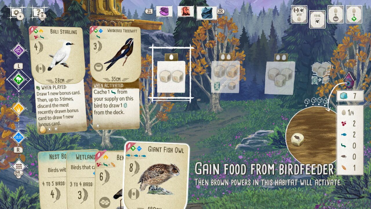 Screenshot for Wingspan: Bird Pack - Additional Asian Avians